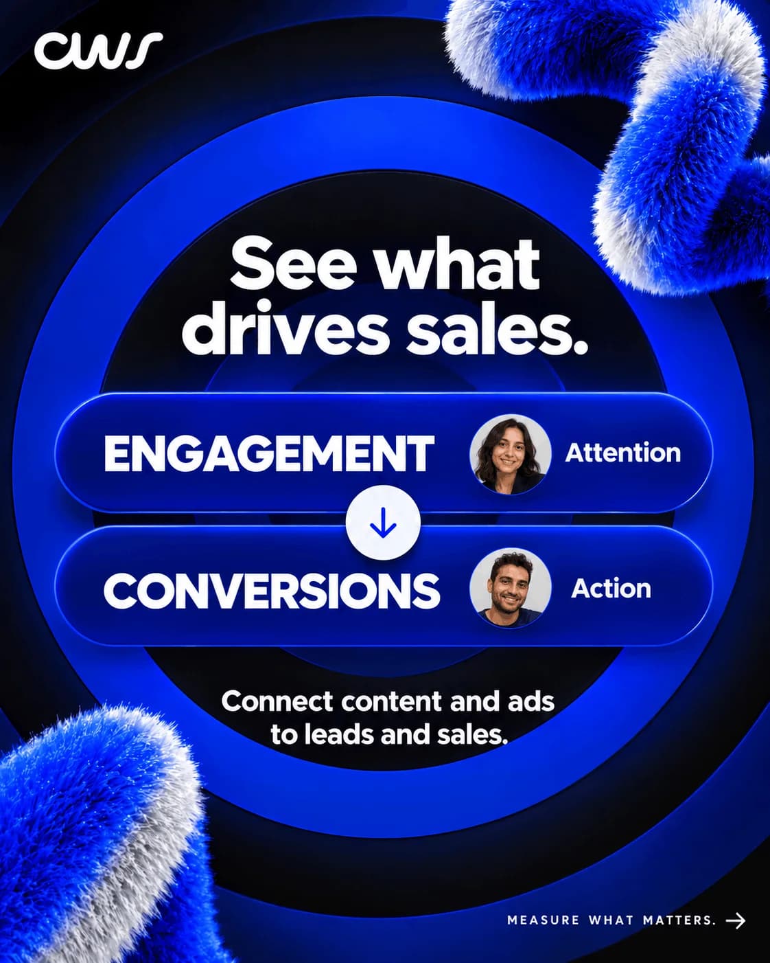 CWS performance campaign connecting engagement and conversions to sales